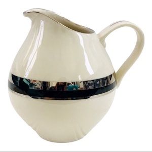 Reynolds by Shenango Fine China Creamer Pitcher  “ Midnight Halo”